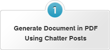 Generate Document in PDF Using Chatter Posts