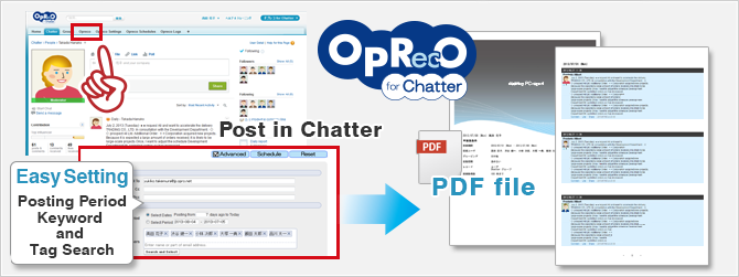 Generate Document in PDF Using Chatter Posts