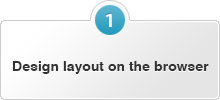Design layout on the browser