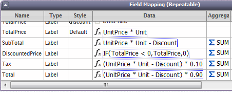 Field Mapping(Repeatable)