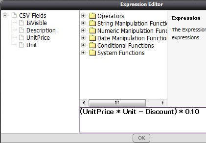 Expression Editor