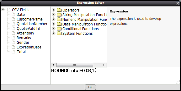 Expression Editor