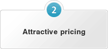 Attractive pricing