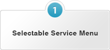 Selectable Service Menu
