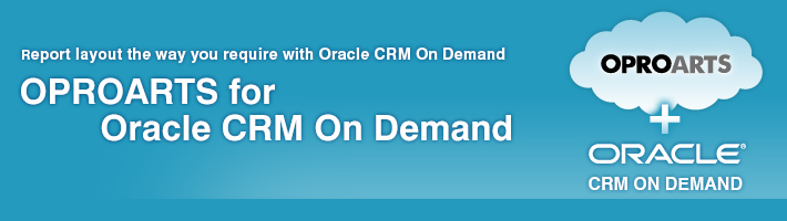 OPROARTS Prime for Oracle CRM On Demand