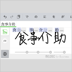 手書き入力（オプション）